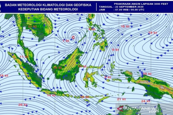 BMKG: hujan dan angin kencang berpeluang landa wilayah di Aceh