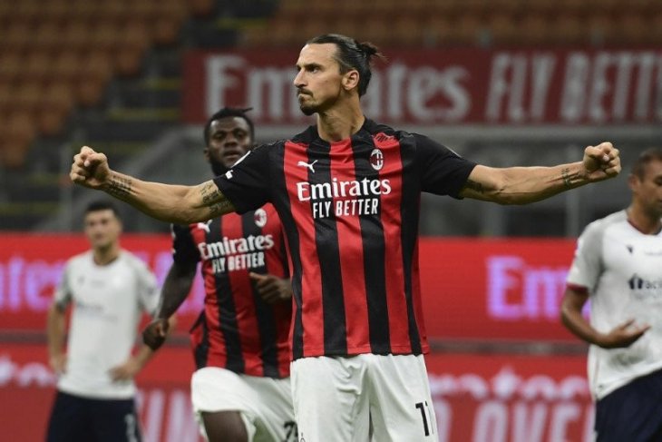 Milan kalahkan Bologna 2-0 berkat gol Ibra (video)