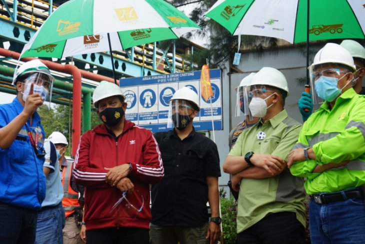 Kapolda Malut tinjau pembangunan hilirisasi nikel di pulau Obi