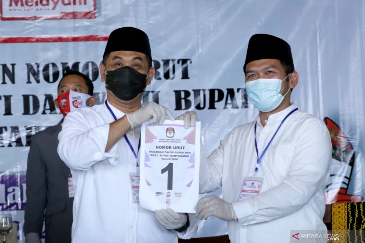 Hasil pengundian nomor urut pilkada Banyuwangi