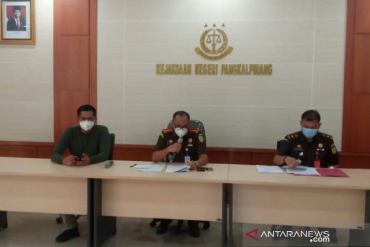 Kejari Pangkalpinang eksekusi dua terpidana korupsi pengadaan fasilitas olahraga Dinas Pendidikan