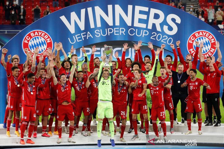 Bayern juara Piala Super Eropa, lengkapi caturgelar