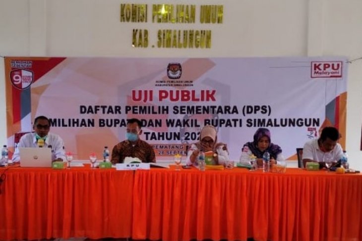 630.764 DPS Pilkada Simalungun diuji publik
