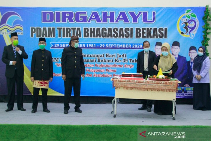 Predikat sehat beruntun kado 39 tahun PDAM Bekasi