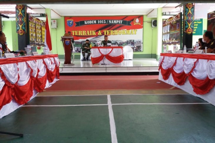 Tim Wasev Mabesad TNI kunjungi lokasi kegiatan TMMD Reguler Kodim 1015/Spt