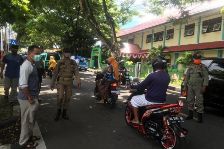 Pengendara di Kota Ternate tidak gunakan masker kena denda
