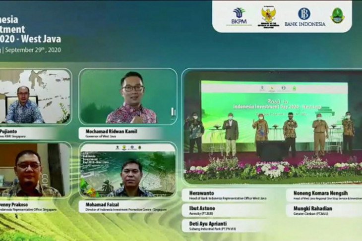 Singapore's investors offered seven projects in West Java at webinar