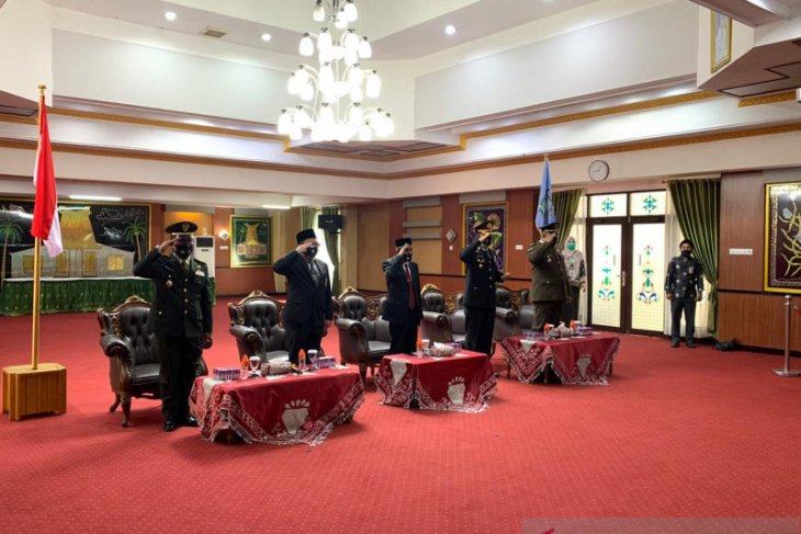 Bupati ikuti upacara virtual Hari Kesaktian Pancasila