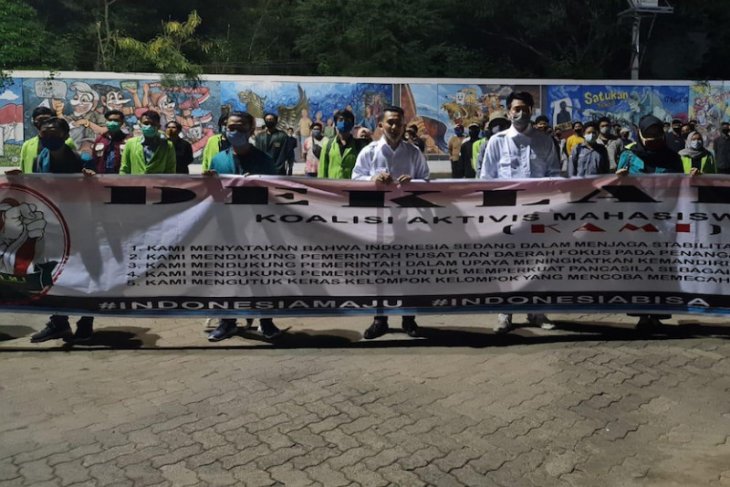 Sejumlah Aktivis Mahasiswa Indonesia deklarasi dukung pemerintah