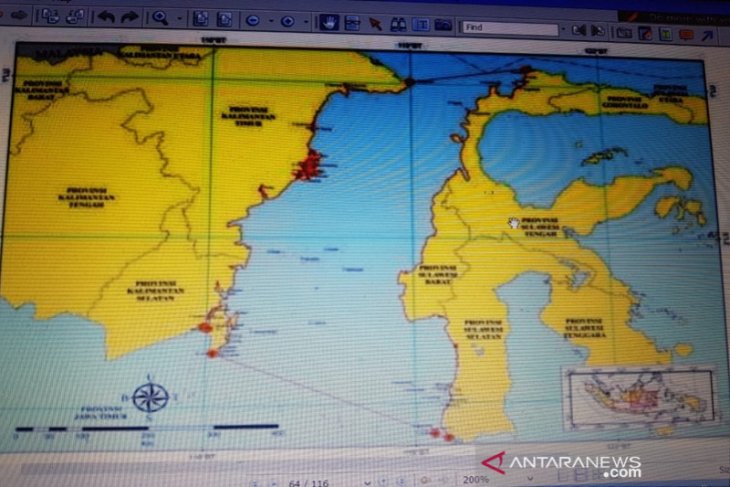 Kotabaru in zoning area of Makassar Straits's inter-region