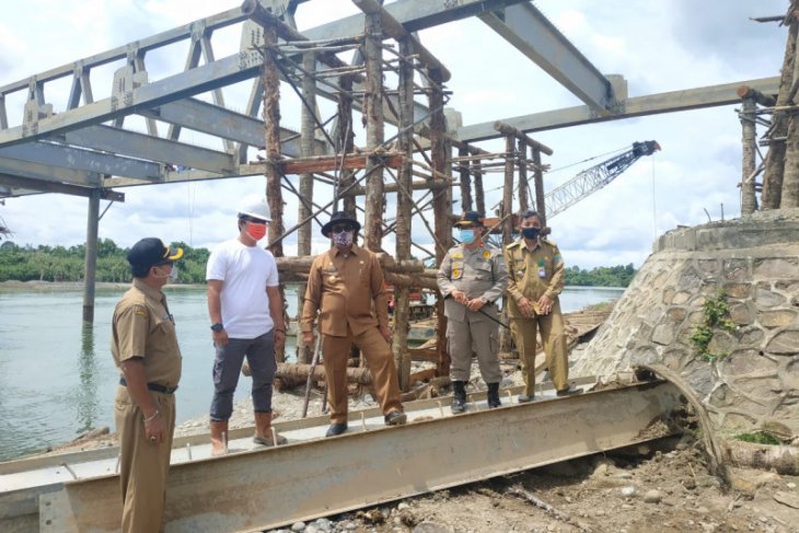 Target pembangunan jembatan Bintah selesai Desember 2020, begini kata Bupati Aceh Jaya