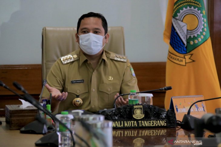 Kota Tangerang saat ini masuk zona orange kasus COVID-19, sebelumnya zona merah