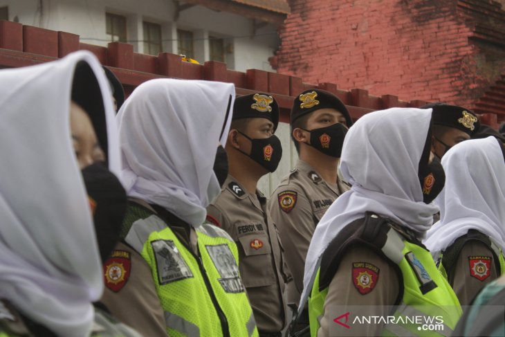 Aksi Tolak UU Cipta Kerja di Mojokerto