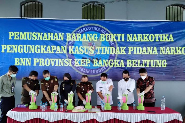 BNNP Babel musnahkan 2.000 butir ekstasi
