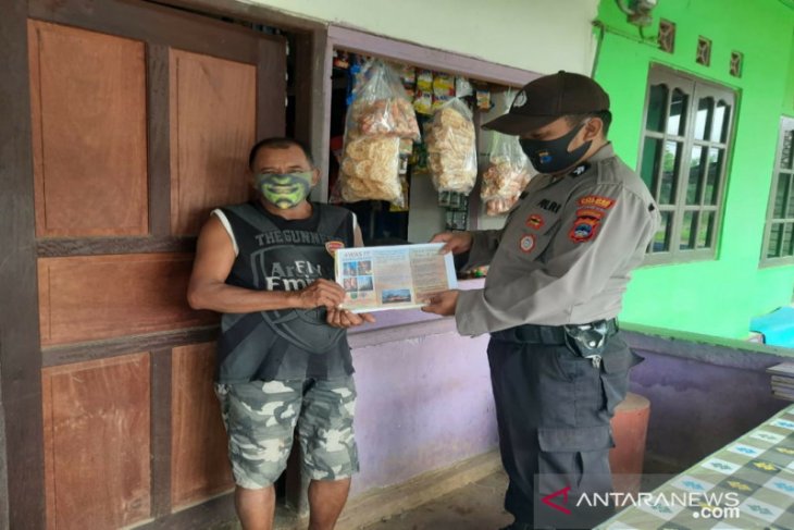 Bhabinkamtibmas sosialisasi pencegahan karhutla