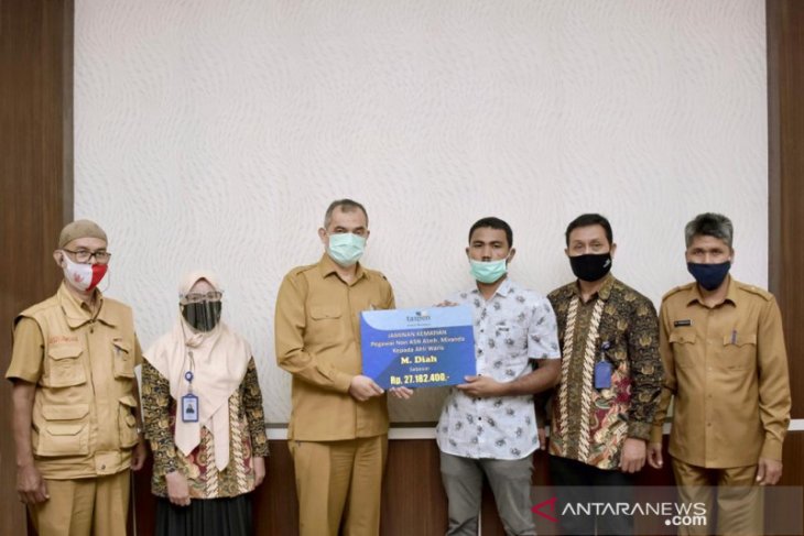 Taspen salurkan bantuan jaminan kematian bagi pegawai non ASN di Sabang