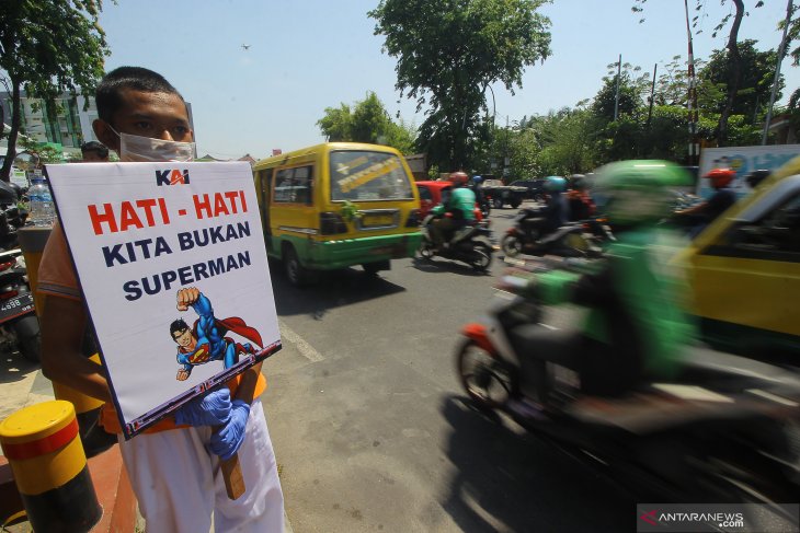 Sosialisasi Keselamatan di Perlintasan Sebidang