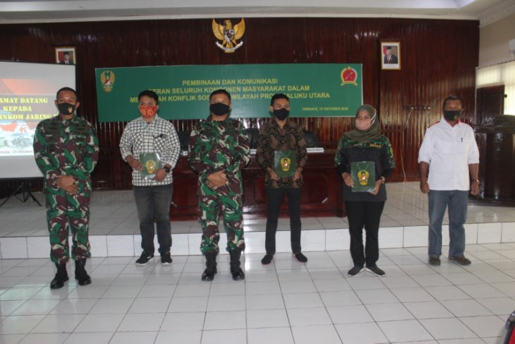 Pusintelad kerja sama Korem152 Babullah cegah konflik sosial