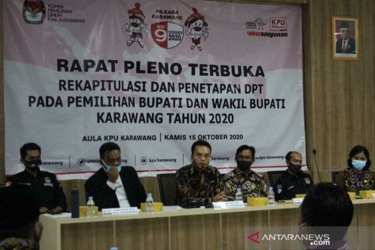 Pemilih Pilkada Karawang 2020 sebanyak 1.643.490 orang