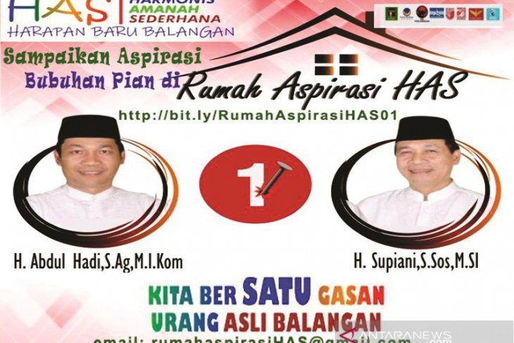 Unggul dipolling media, tim relawan HAS sebut pertanda baik kemenangan