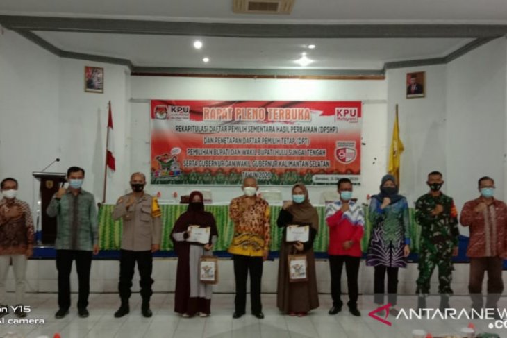 KPU tetapkan DPT untuk Pilkada HST 2020 sejumlah 184.855 pemilih