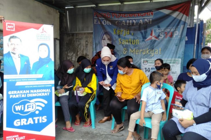 Partai Demokrat Surabaya luncurkan wifi gratis di 31 kecamatan