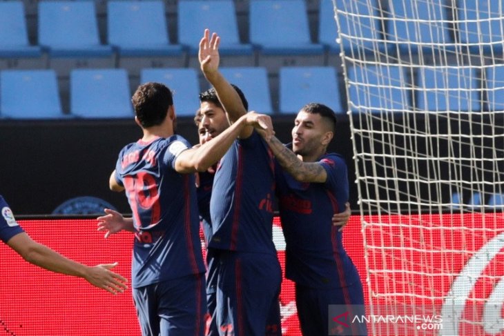 Suarez girang cetak gol dan bantu Atletico menang lagi