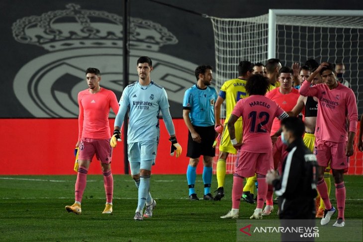 Liga Spanyol, Real Madrid dipermalukan tim promosi Cadiz