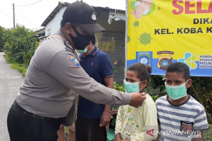 Polres Bangka Tengah bentuk kampung tegap mandiri cegah corona