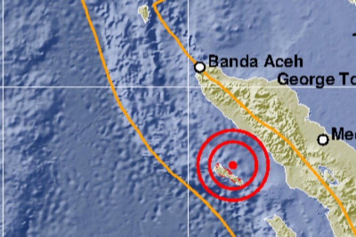 Gempa magnitudo 5,4 tak berpotensi tsunami guncang Simeulue