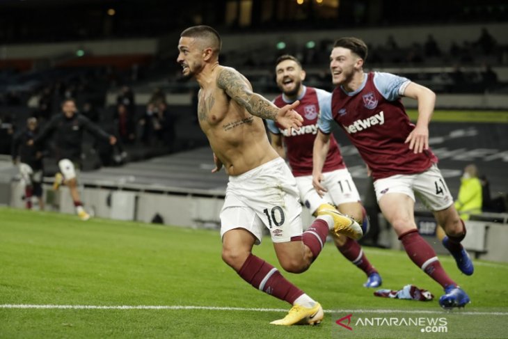 Liga Inggris, Tottenham buang keunggulan tiga gol dan diimbangi West Ham 3-3