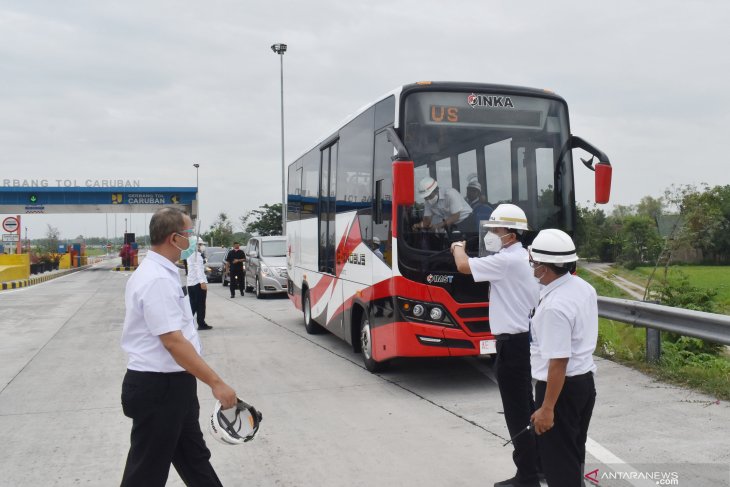 INKA Uji Prototipe Bus Listrik