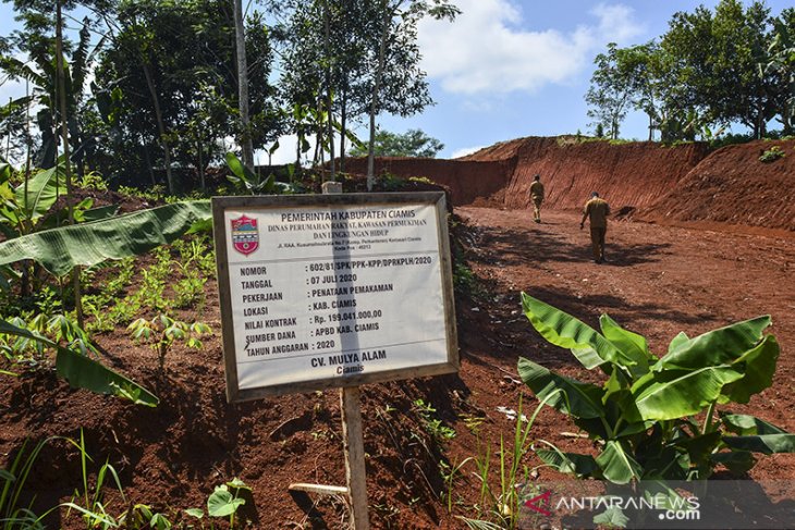 Lahan baru untuk pemakaman jenazah COVID-19 