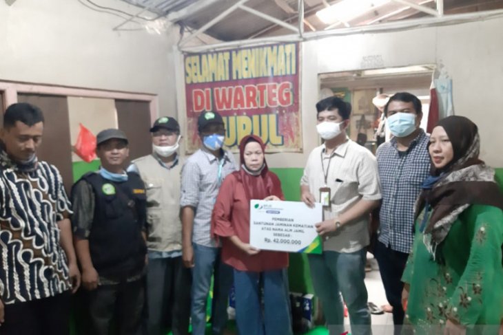 BPJAMSOSTEK Tangerang serahkan santunan ahli waris wnggota kowantara