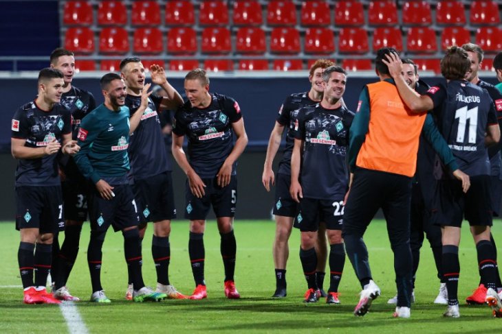Pemain Werder sukarela karantina setelah rekan satu tim terkonfirmasi positif Covid