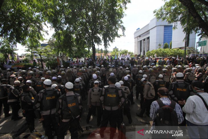 Aksi Buruh Di Banjarmasin