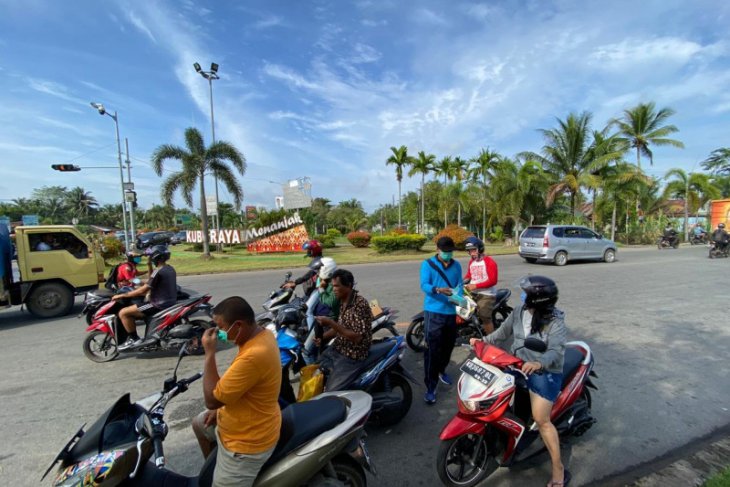 Rupbasan Kelas 1 Pontianak bagikan masker peringati Hari Dharma Karyadika