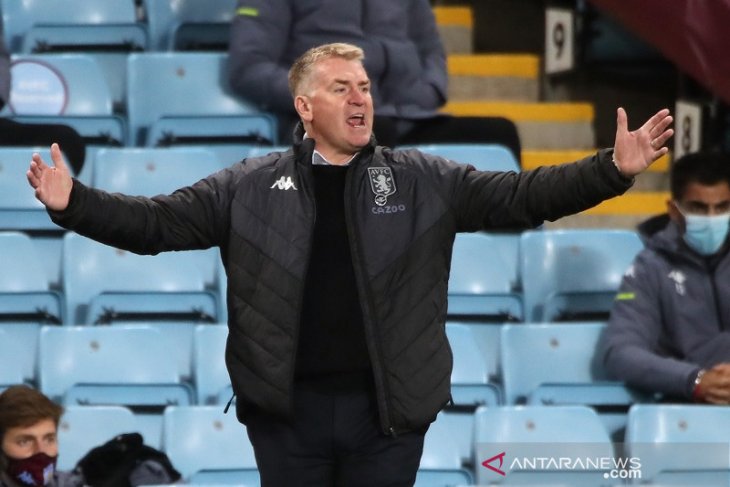 Liga Inggris - Dean Smith: Villa cuma bisa imbangi penampilan Leeds 50 menit