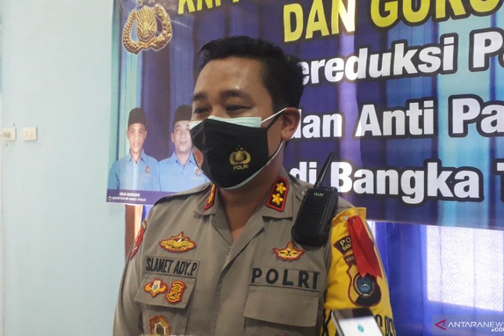 Polres Bangka Tengah terus sosialisasikan penggunaan masker
