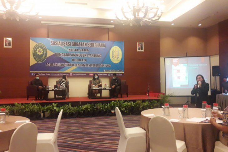 Posbakum PN Tanjung sosialisasikan gugatan sederhana