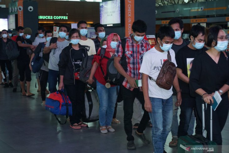 552 pekerja migran ilegal Indonesia dipulangkan dari Malaysia