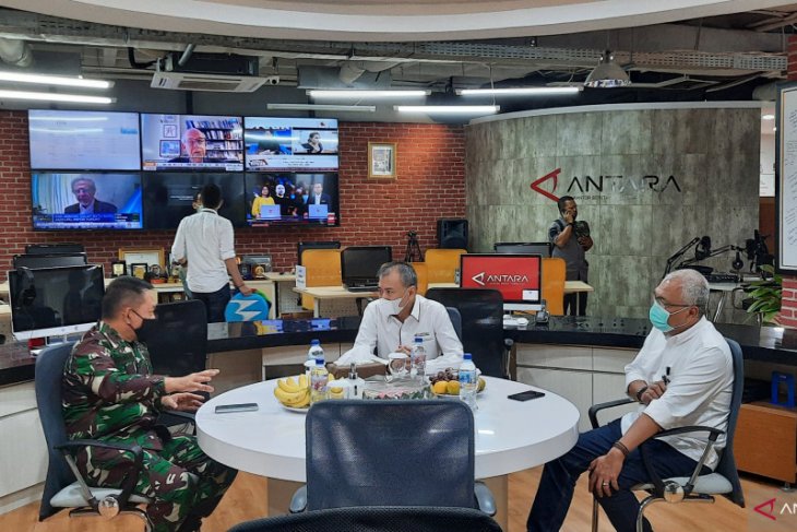 Pangdam Jaya sambangi ANTARA bahas