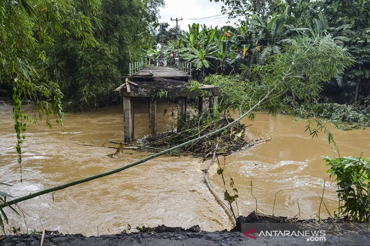 Banjir luapan sungai di Ciamis 