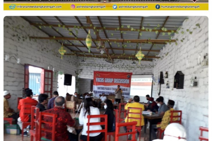 Polres-KPU-Bawaslu Bangka Tengah bahas pilkada aman dan sehat