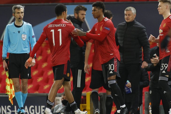 Marcus Rashford mencetak hattrick saat MU hajar Leipzig 5-0