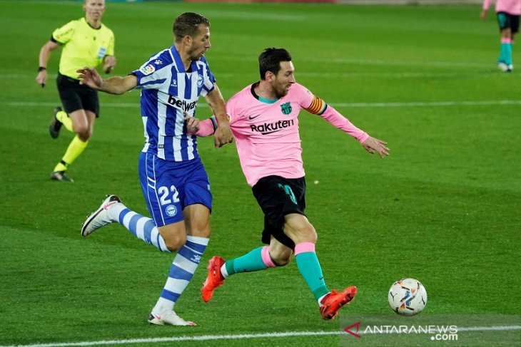 Hasil Liga Spanyol, Barcelona ditahan imbang 10 pemain Alaves