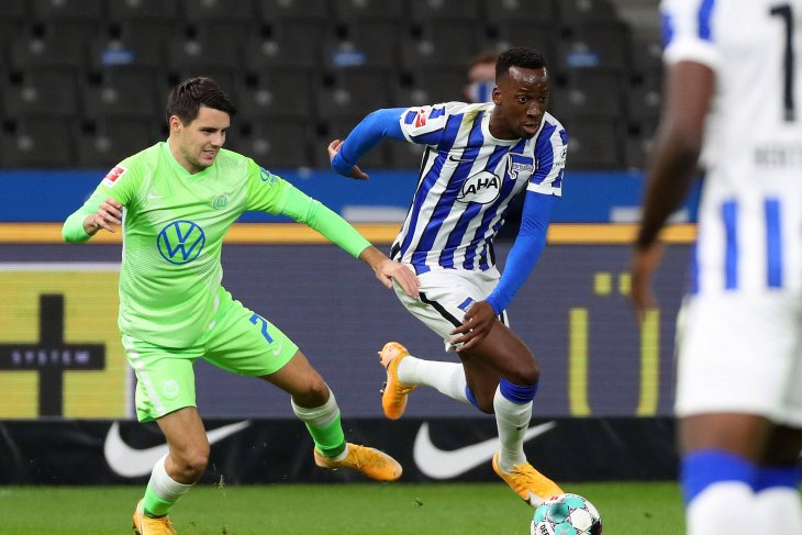 Hertha Berlin stop rentetan kekalahan beruntun saat mengimbangi Wolfsburg 1-1