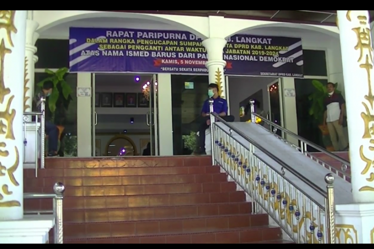 DPRD Langkat terapkan protokol kesehatan COVID-19