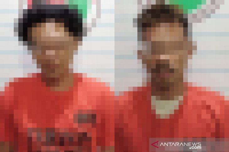 Dua tersangka kasus sabu dari Desa Pantai Batung dan Taras Padang dibekuk Polres HST