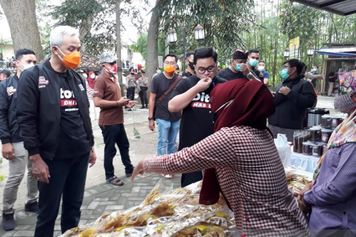 Kampanye Pilkada Kediri, Ganjar Pranowo berikan tips berdayakan UMKM